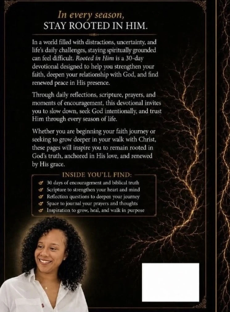 Rooted in Him back cover